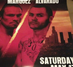 Juan Manuel Marquez Vs. Mike Alvarado Poster Print 5/17/2014 The Forum LA Boxing