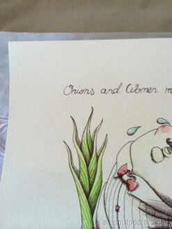 Onions And Women Make Me Cry 2014 Zed1 Poster Print SIGNED #'d Hand Embellished -Soldout Posters 12 34204602 12d2 4892 b2fa d6e1f2d6ce0d