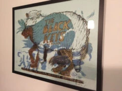 The Black Keys - 2010 Dan Grzeca Poster Framed Denver, CO Fillmore