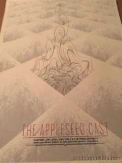 The Appleseed Cast - 3/19/2010 Delicious Design Poster Print Chicago, IL Bottom