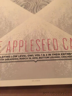 The Appleseed Cast - 3/19/2010 Delicious Design Poster Print Chicago, IL Bottom -Soldout Posters 12 877f8a14 9d95 4d19 b99b 6b1440617f33