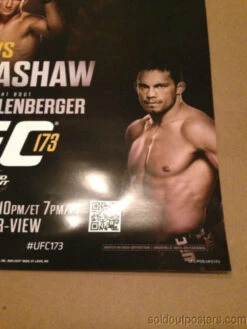 UFC 173 - 2014 Poster Renan Barao Vs TJ Dillshaw Lawler Vs. Ellenberger Print MGM -Soldout Posters 12 ccb83fb2 8619 4271 b4db 92c587de21b6
