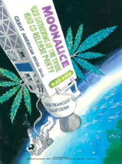 Moonalice - 2022 Christopher Peterson Poster San Francisco, CA M1262