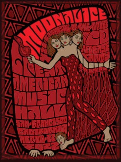 Moonalice - 2022 Carolyn Ferris Poster San Francisco, CA M1263