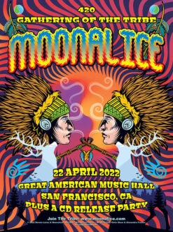 Moonalice - 2022 Dennis Loren Poster San Francisco, CA M1266