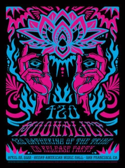 Moonalice - 2022 Gregg Gordon Poster San Francisco, CA M1269