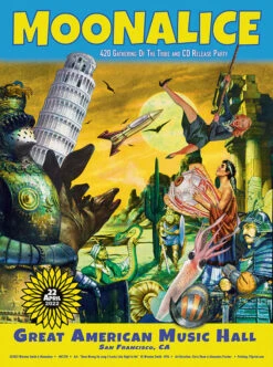 Moonalice - 2022 Winston Smith Poster San Francisco, CA M1270