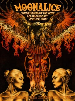 Moonalice - 2022 Lauren Yurkovich Poster San Francisco, CA M1274