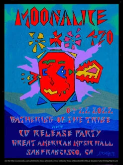 Moonalice - 2022 Stanley Mouse Poster San Francisco, CA M1282