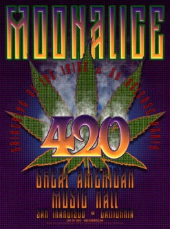 Moonalice - 2022 Chris Shaw Poster San Francisco, CA M1284