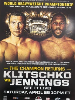 Boxing - 2015 Klitschko Vs Jennings Poster