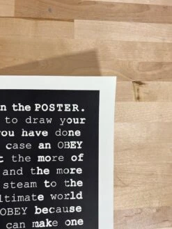 This Is A Poster - 2006 Shepard Fairey Poster Obey Art Print -Soldout Posters 2C1536C9 9738 4E97 A3C0 F0A0E7773E9C