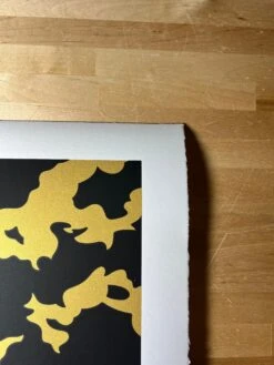 Fire In The Night (GOLD) - 2025 Cleon Peterson Art Print -Soldout Posters 3C5B53F9 73F2 4E50 ADE7 DA5054D344EB