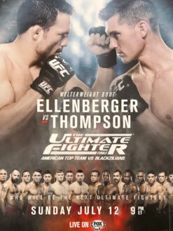 UFC Fight Night 712 - 2015 Poster Ellenberger Vs Thompson