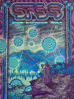 STS9 - 2023 Kory McGeehan Poster Morrison, CO 7/22 Red Rocks Amphitheatre FOIL