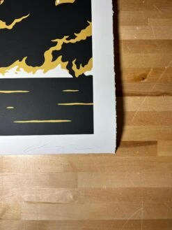 Fire In The Night (GOLD) - 2025 Cleon Peterson Art Print -Soldout Posters 502EF6EB 44CD 46B1 BFF2 8EF8732F1B1C