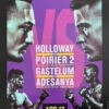 UFC 236 2019 Poster Holloway Vs Poirier & Gastelum Vs Adesanya