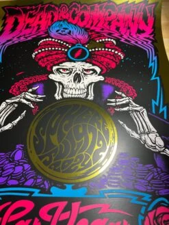 Dead & Company - 2024 Ames Brothers Poster Las Vegas, Nevada Sphere Gold FOIL -Soldout Posters 7F42FDED FD7B 46A4 B7C1 14A819F9F42B