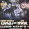 Boxing - 2015 Kovalev Vs Pascal Poster -Soldout Posters 82A5824C C225 45C2 8295 3A69E5C3A5DC