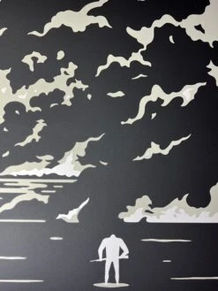 Fire In The Night (BLACK/WHITE) - 2025 Cleon Peterson Art Print