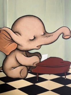 Baby Grand - 2010 Kurt Halsey Poster Art Print