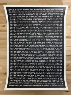 This Is A Poster - 2006 Shepard Fairey Poster Obey Art Print -Soldout Posters AC4EC8B2 4F81 4781 B08F FE6D28D36954