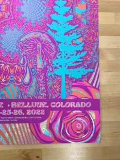 STS9 - 2022 Lex Leaming Poster Bellvue, CO FOIL -Soldout Posters B5853FE3 C211 41A5 934C 4B2E77031814