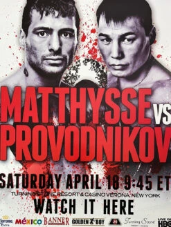 Boxing - 2015 Matthysse Vs Provodnikov Poster