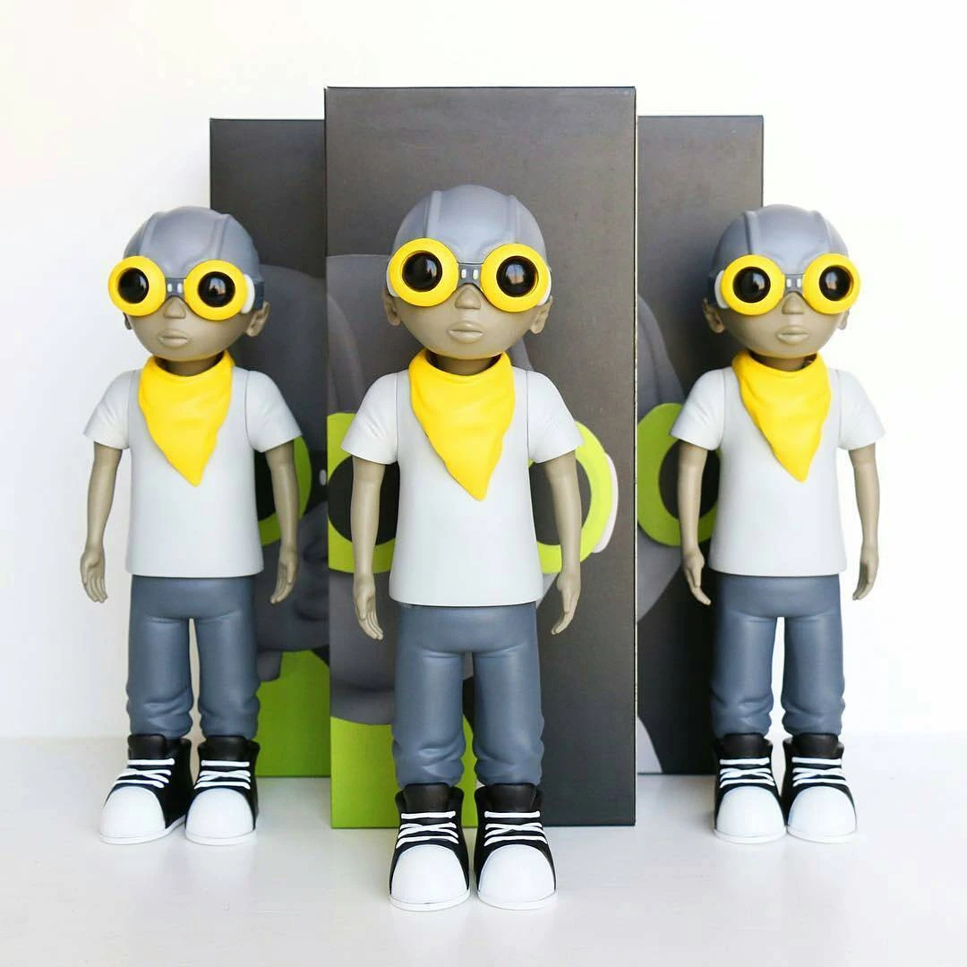 Fly Boy Action Figure - 2017 Hebru Brantley Mellow Yellow Ed Flyboy C2E2 Exclusi 3 Fly Boy Action Figure - 2017 Hebru Brantley Mellow Yellow Ed Flyboy C2E2 Exclusi