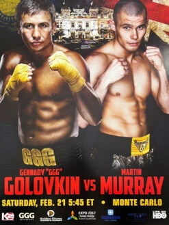 Boxing - 2015 GGG Golovkin Vs Murray Poster