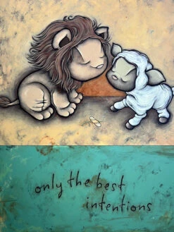 My Intentions Grow - 2010 Kurt Halsey Poster Art Print