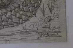 The Enormous Crocodile - 2015 Zeb Love Original Sketch Drawing -Soldout Posters DSC00575