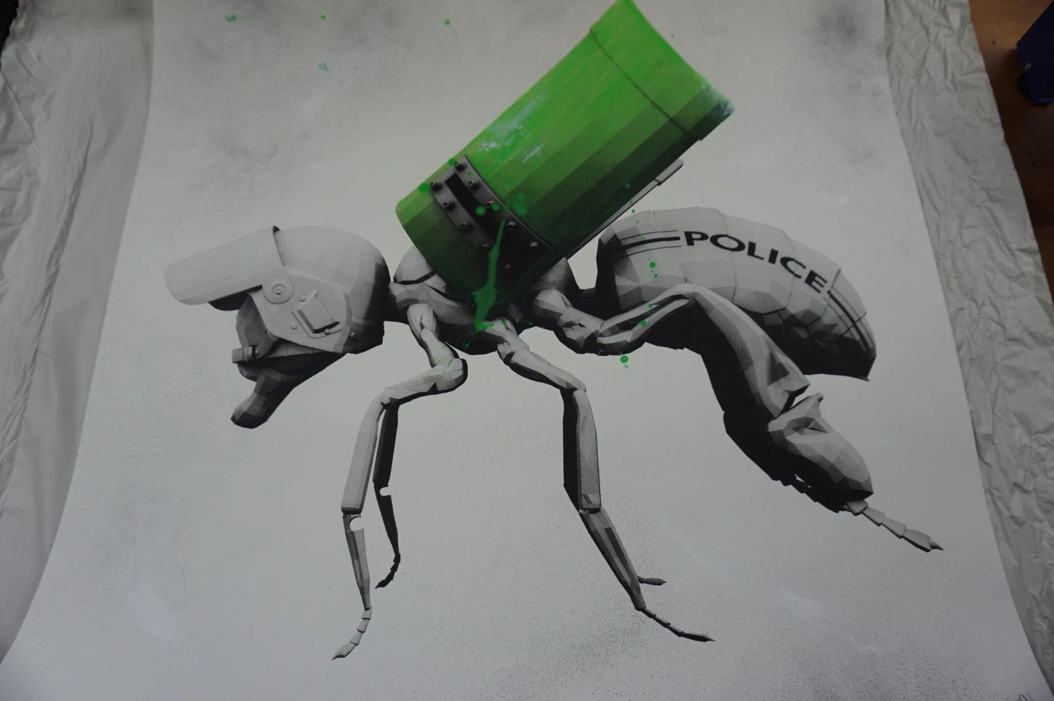 Palynology - Ludo 2016 Screen Printed Poster Signed/numbered Hand Finished 4 Palynology - Ludo 2016 Screen Printed Poster Signed/numbered Hand Finished - Image 2