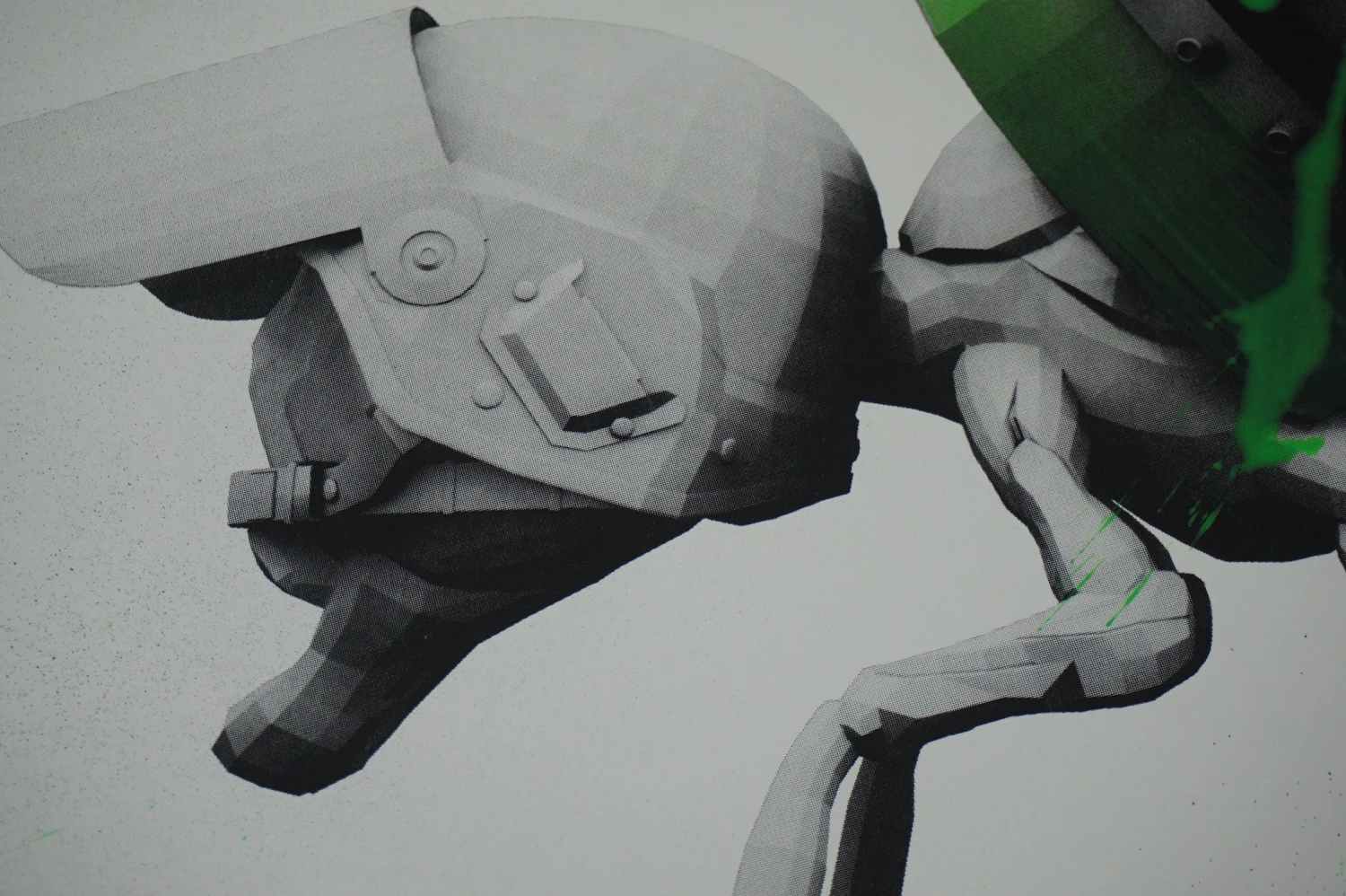 Palynology - Ludo 2016 Screen Printed Poster Signed/numbered Hand Finished 5 Palynology - Ludo 2016 Screen Printed Poster Signed/numbered Hand Finished - Image 3