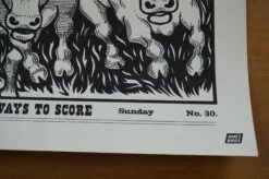 LA Galaxy Vs. New York Red Bulls - 2014 Poster Ames Brothers -Soldout Posters DSC02439