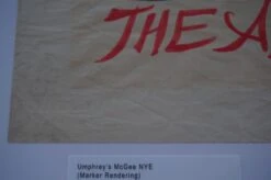 Umphrey's McGee - 2006 Jim Pollock Poster Original Marker Taj -Soldout Posters DSC03097