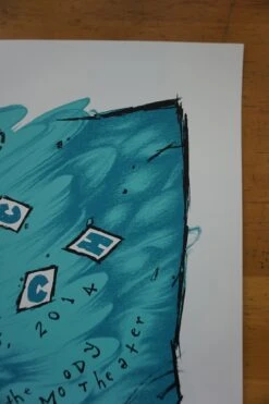 Eric Church - 2014 Billy Perkins Poster ACL Austin City Limits Texas -Soldout Posters DSC03976