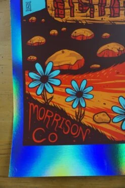 Eric Church - 2016 Jim Mazza Poster Red Rocks Morrison, CO FOIL 8/10 -Soldout Posters DSC04462