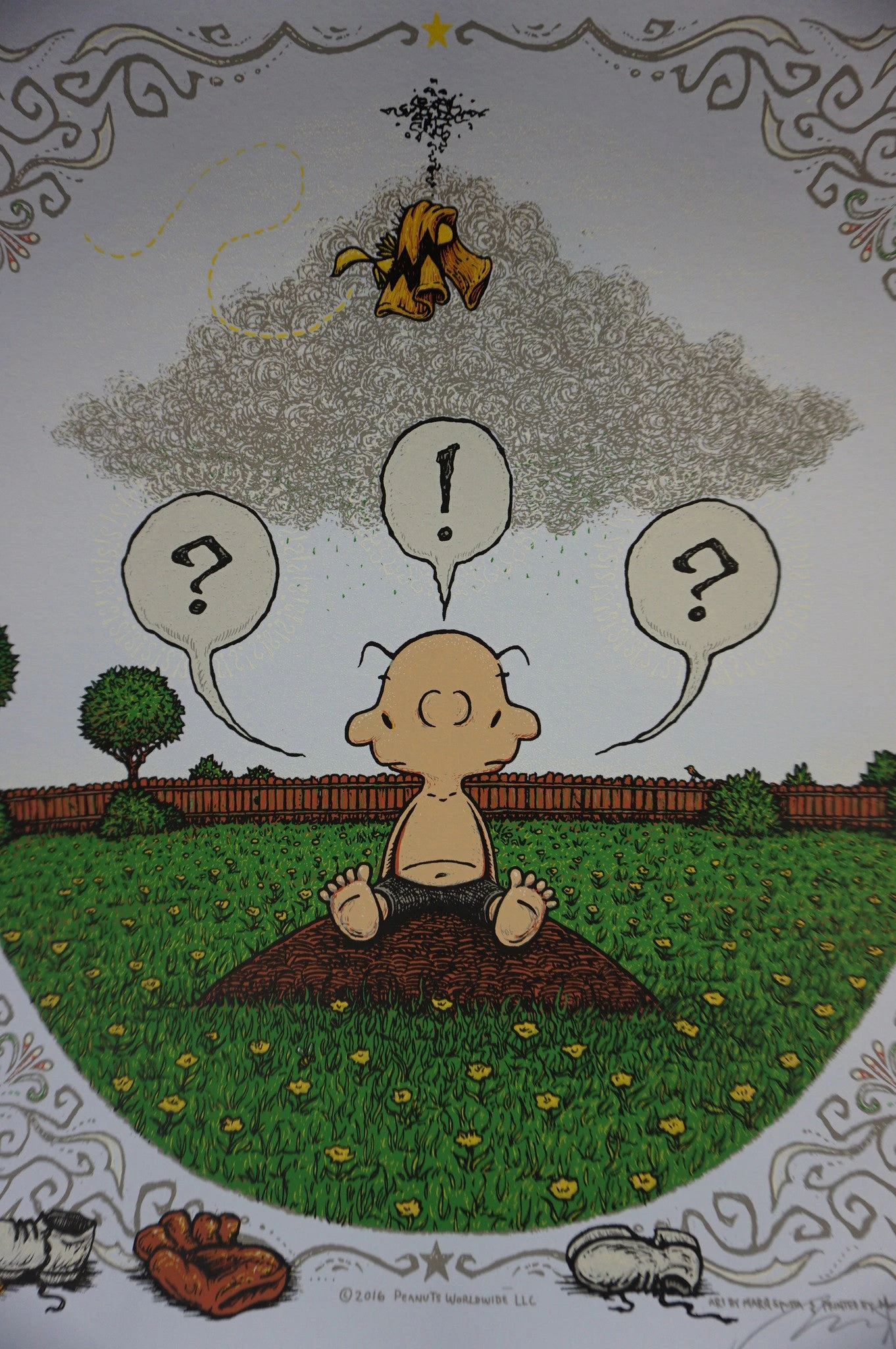 On The Mound - 2016 Marq Spusta Poster Blue Sky Ed With Card 5 On The Mound - 2016 Marq Spusta Poster Blue Sky Ed With Card - Image 3