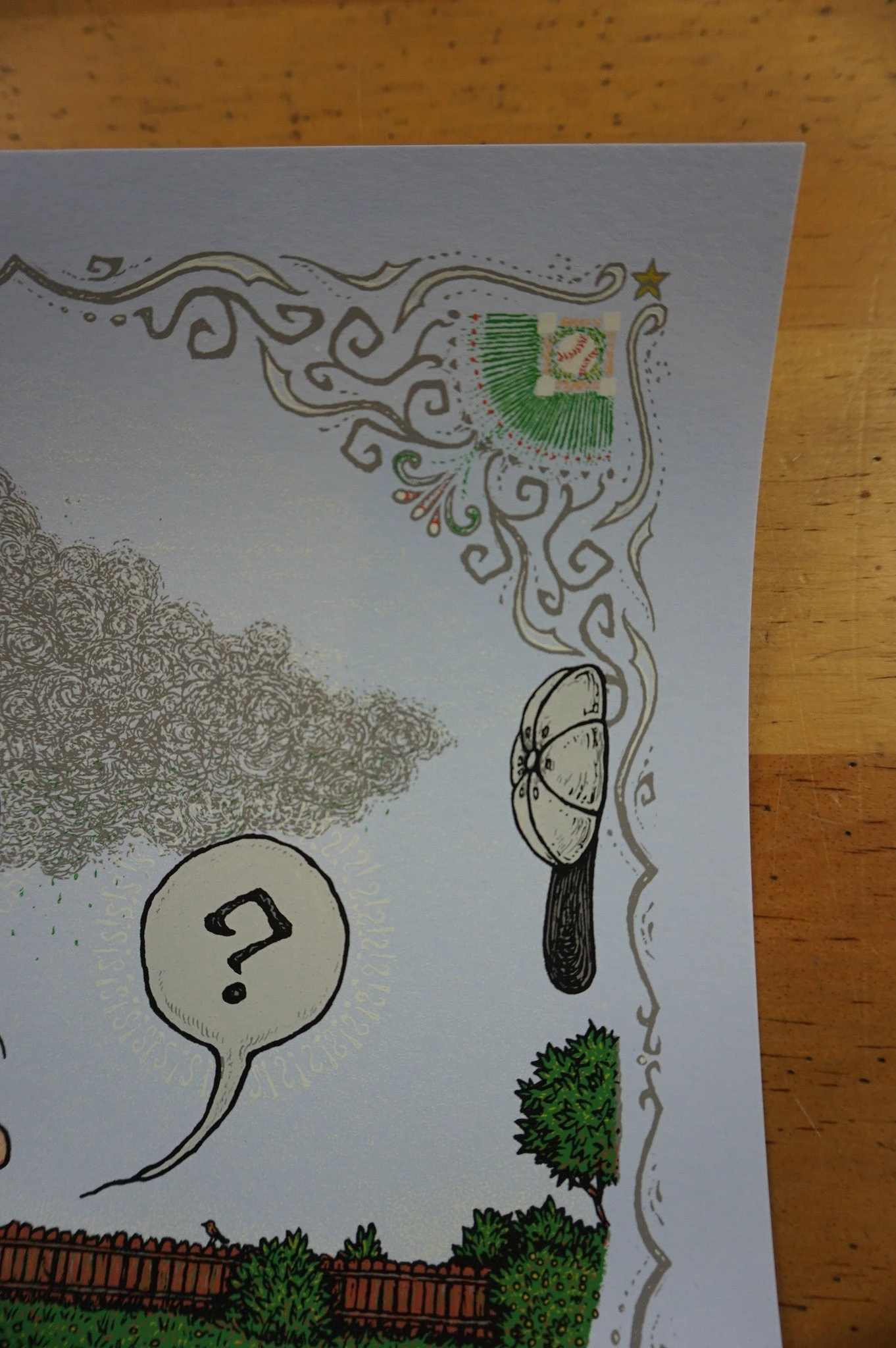 On The Mound - 2016 Marq Spusta Poster Blue Sky Ed With Card 7 On The Mound - 2016 Marq Spusta Poster Blue Sky Ed With Card - Image 5