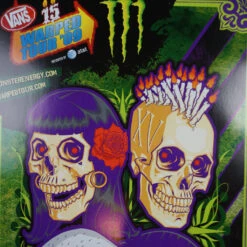 Vans Warped Tour - 2015 Poster Monster Energy Skateboarding