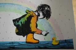 Used To Bee - 2015 Bumblebee Loves You Poster HPM Ed Bumble Bee -Soldout Posters DSC05639