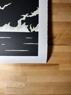 Fire In The Night (BLACK/WHITE) - 2025 Cleon Peterson Art Print -Soldout Posters F9A75AA8 D566 42CC B913 DEAD60868FD9