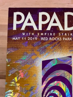 Papadosio - 2019 Hi-Line Poster Red Rocks Morrison, CO FOIL -Soldout Posters FD92C4B3 41EA 45A5 B939 5A8D47439C97