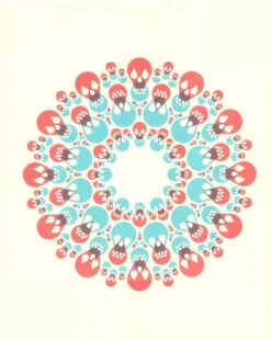 Teardrops - 2016 Sean Mort Poster BONES Art Print