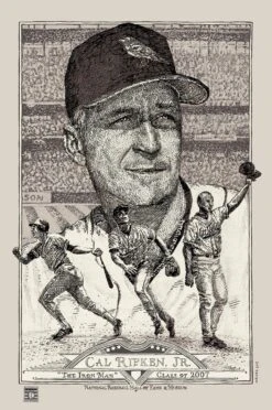 Cal Ripken - 2015 David Welker Poster FugScreens Studios 1st