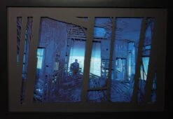 Jack White - 2022 Daniel Danger Poster Boston, MA Shadow Box