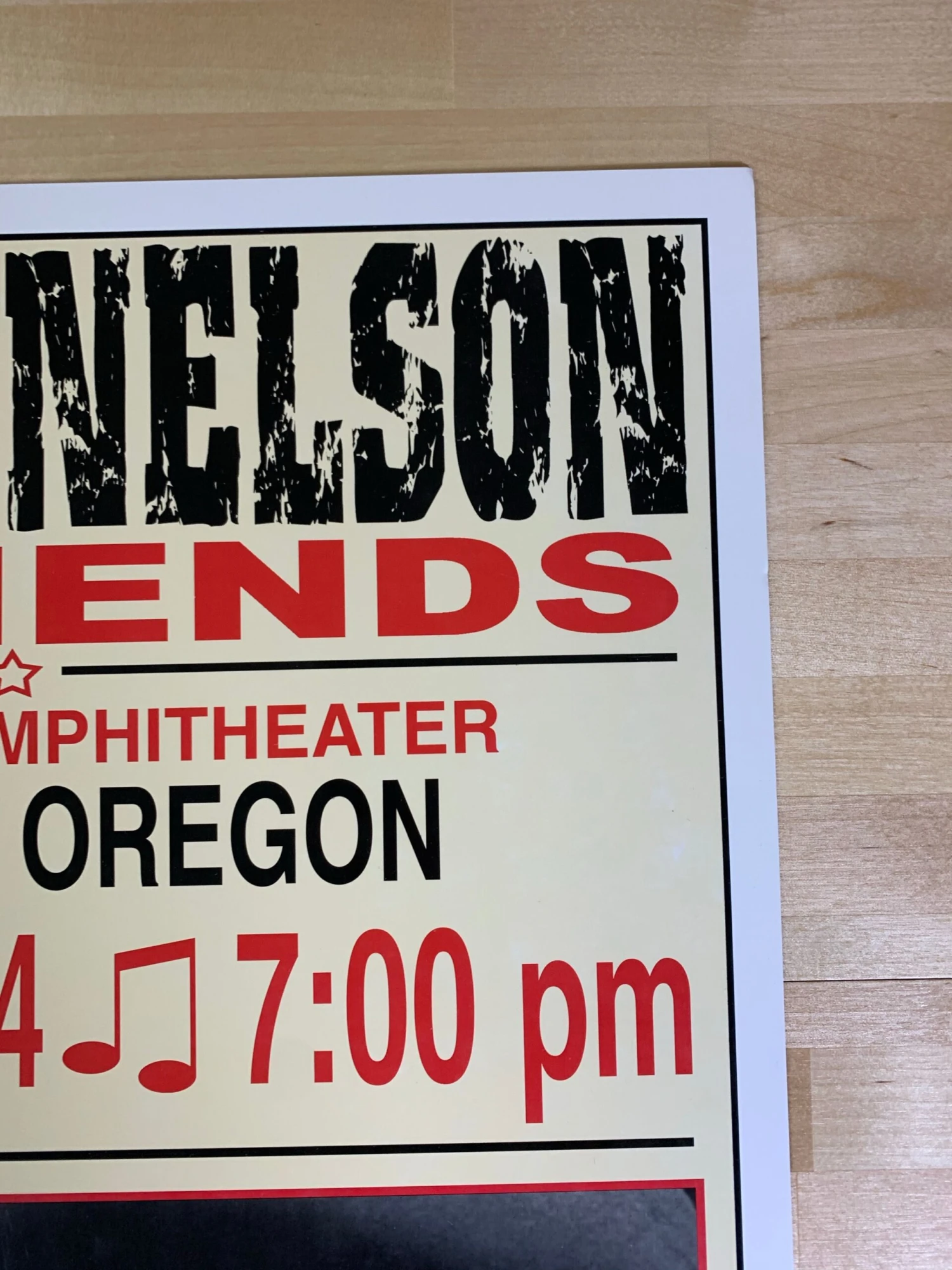 Willie Nelson - 2004 Franks Brothers 9/19 Poster Eugene, Oregon 5 Willie Nelson - 2004 Franks Brothers 9/19 Poster Eugene, Oregon - Image 3
