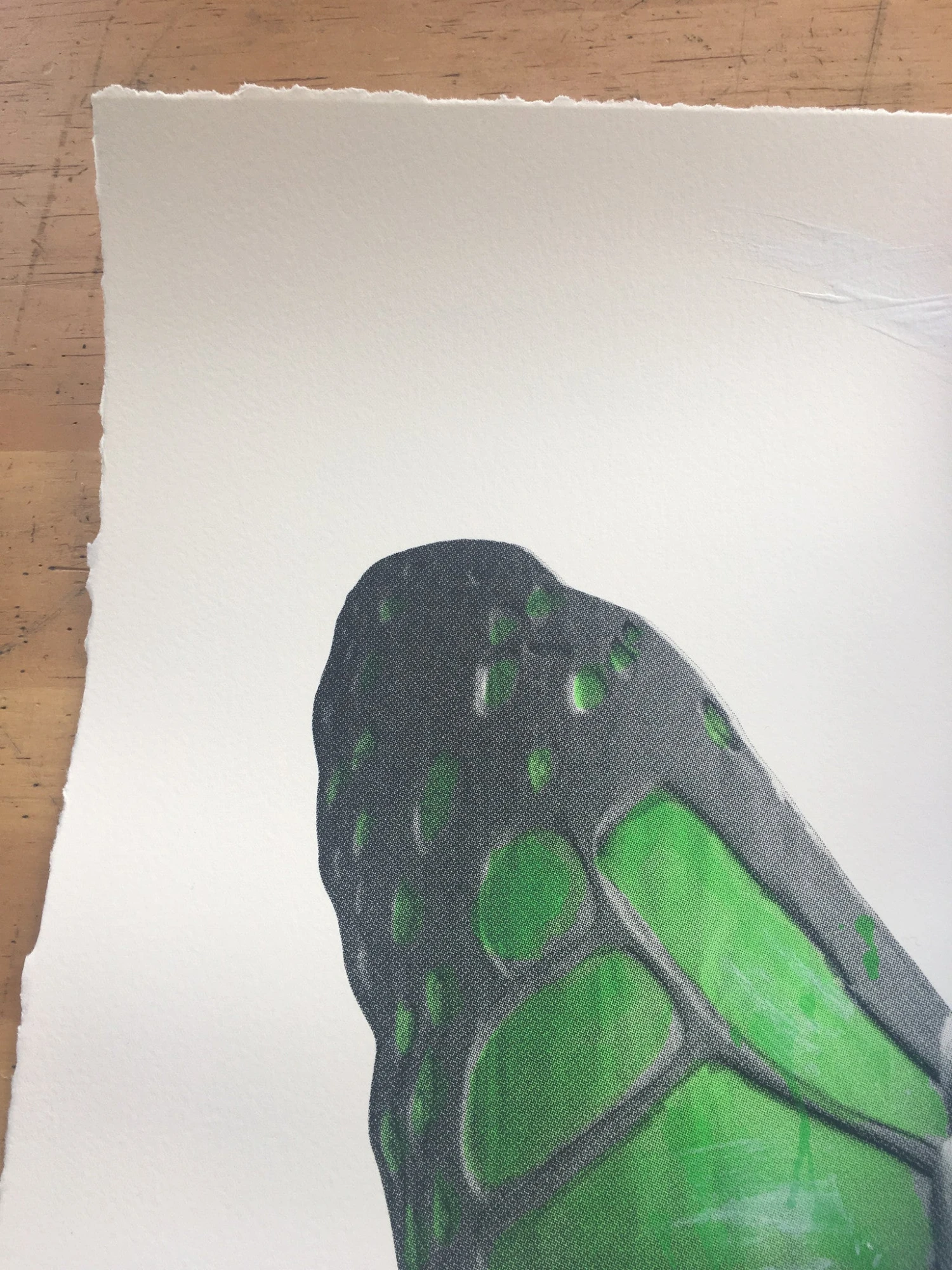 Victory - Ludo 2016 Lithograph Poster Signed/numbered Hand Finished 4 Victory - Ludo 2016 Lithograph Poster Signed/numbered Hand Finished - Image 2