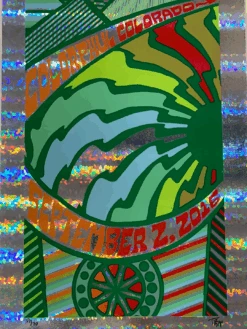 Phish - 2016 Tripp Poster Dick's Denver, CO 9/2 FOIL